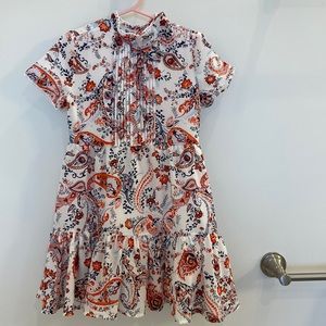 Used Janie and Jack Paisley Print Dress Size 5
